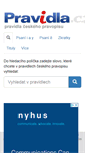 Mobile Screenshot of pravidla.cz